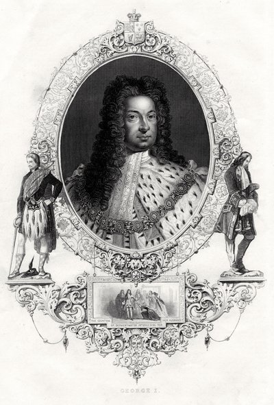 Koning George I, 1860 door Unbekannt