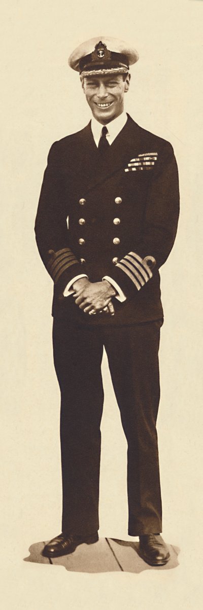 Koning George V, ca. 1920s, 1937 door Unbekannt