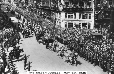 Zilveren jubileum van koning George V, Londen, 6 mei 1935 door Unbekannt