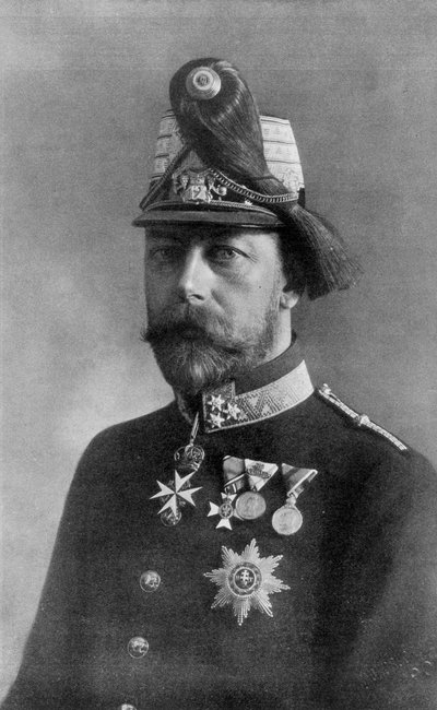 Koning George de Vijfde, in Oostenrijks uniform, 1910 door Unbekannt