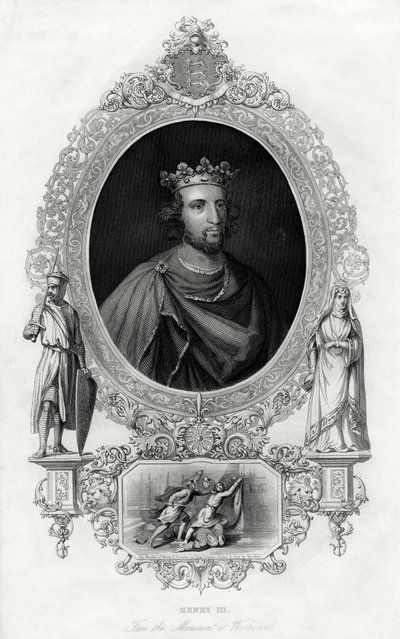 Koning Hendrik III, 1860 door Unbekannt