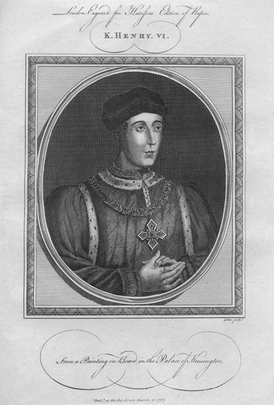 Koning Hendrik VI, 1787 door Unbekannt