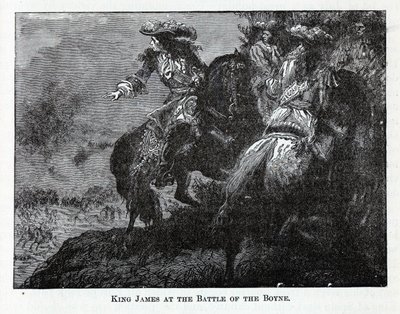 Koning James bij de Slag aan de Boyne, 1882 door Unbekannt