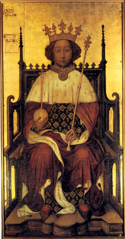 Koning Richard II van Engeland, c1390 door Unbekannt