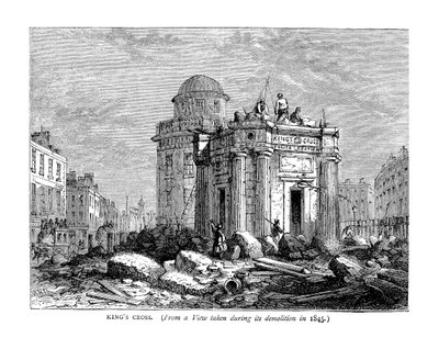 Kings Cross in 1845 door Unbekannt