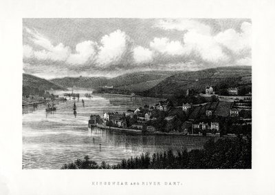 Kingswear en de rivier Dart, Zuid-Devon, 1896 door Unbekannt