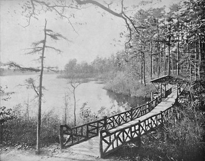 Kissing Bridge, Lakewood, ca. 1897 door Unbekannt