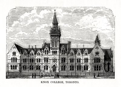 Knox College, Toronto, Ontario, Canada, 19e eeuw door Unbekannt