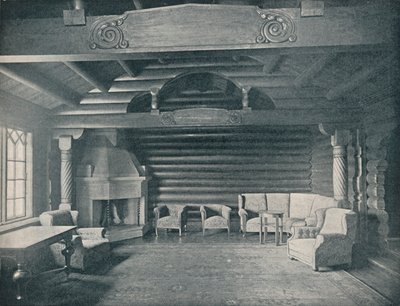 Kongssater, het boshuis van de koning en koningin van Noorwegen, ca. 1910 door Unbekannt