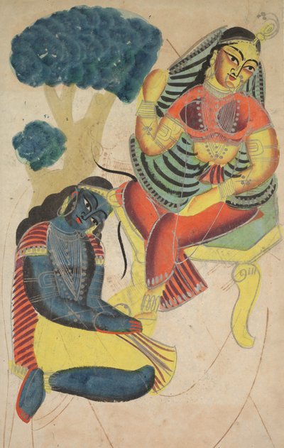 Krishna die Radha