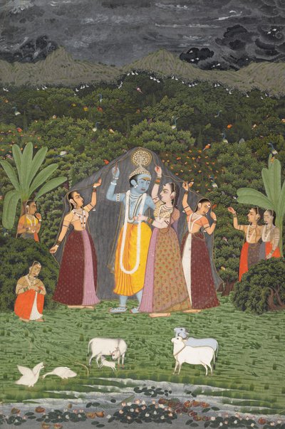 Krishna en de Gopi
