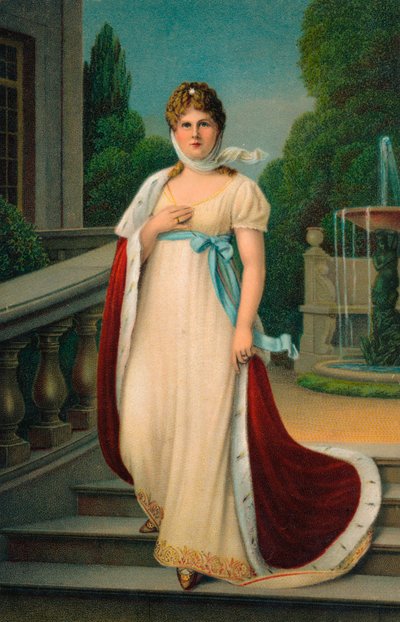Koningin Louise van Pruisen, ca. 1910 door Unbekannt