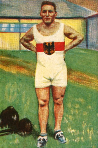 Kurt Helbig, Duitse gewichthefkampioen, 1928 door Unbekannt