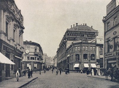 Kuznetsky Most Smedenbrug, Moskou, Rusland, 1912 door Unbekannt