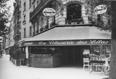 La Closerie des Lilas, Montparnasse door Unbekannt