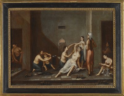 Dames in de Hammam, 1741 door Unbekannt