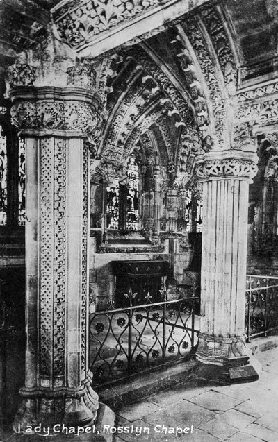 Lady Chapel, Rosslyn Chapel, Midlothian, Schotland, 20e eeuw door Unbekannt