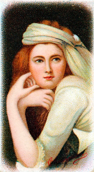 Lady Emma Hamilton ca. 1765-1851, minnares van Horatio Nelson door Unbekannt