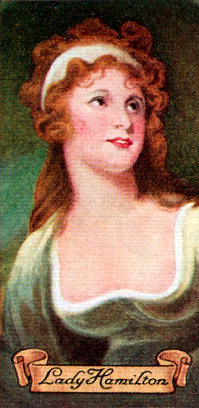 Lady Hamilton, uit een serie sigarettenkaartjes, 1935 door Unbekannt