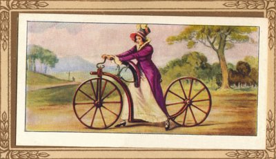 Dames voetgangershobby-paard, 1819 door Unbekannt