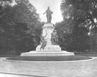 Lafayette Standbeeld, Washington DC, VS, ca. 1900 door Unbekannt