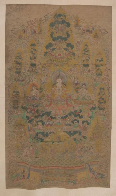 Lamaïstische mandala, 17e eeuw door Unbekannt