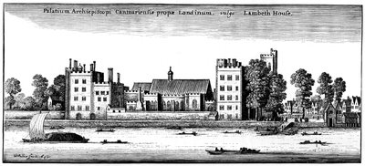 Lambeth Palace, Londen, 1647, 1893 door Unbekannt