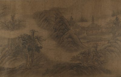 Landschap door Unbekannt