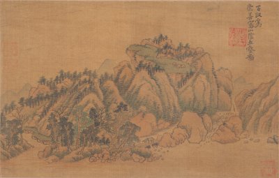 Landschap door Unbekannt