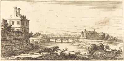 Landschap door Unbekannt