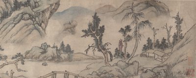 Landschap door Unbekannt