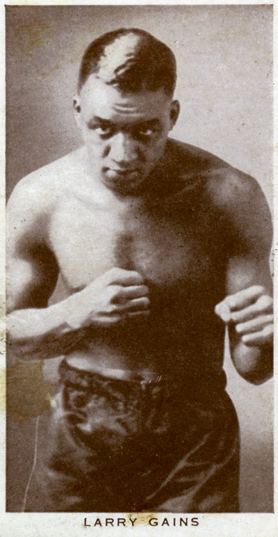 Larry Gains, Canadese bokser, 1938 door Unbekannt
