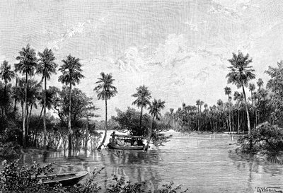 Las Palmes Lagunas, nabij de monding van de Pilcomayo, 1895 door Unbekannt