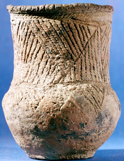 Laat Neolithicum/Vroege Bronstijd keramische beker, Europees, c4000 v.Chr. door Unbekannt