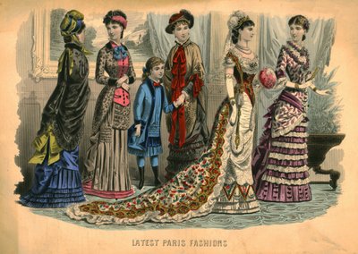Laatste Parijse Mode, 1881 door Unbekannt