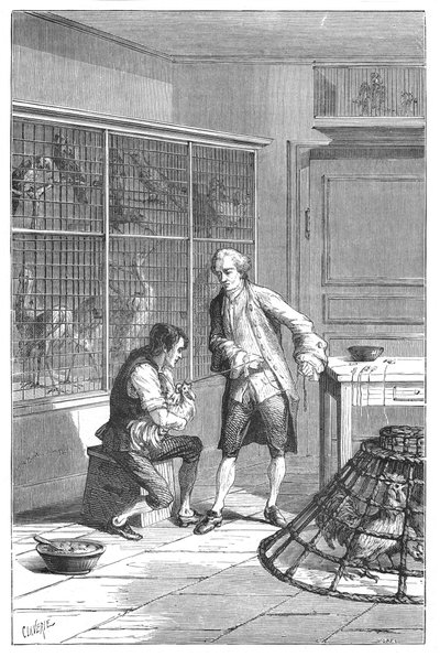 Lazaro Spallanzani, 18e-eeuwse Italiaanse natuurkundige en bioloog, 1874 door Unbekannt