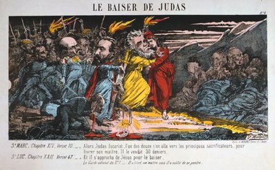 Le Baiser de Judas, Parijse Commune, 1871 door Unbekannt
