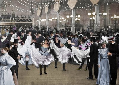Le Bal Du Moulin-Rouge, 1900 door Unbekannt
