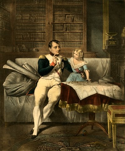 Le Cabinet de Napoleon, 19e eeuw, 1921 door Unbekannt