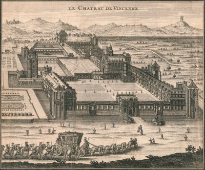 Le Chateau De Vincenne, 1723 door Unbekannt