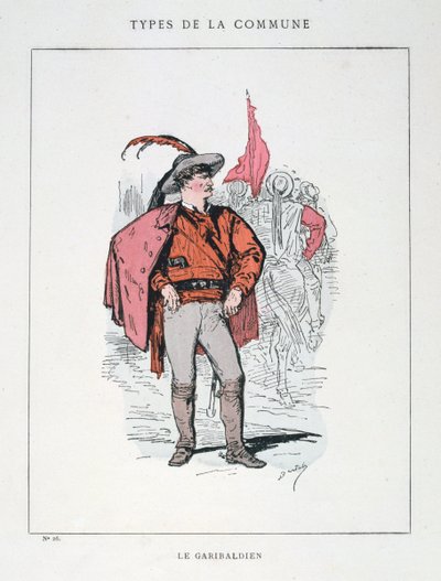 Le Garibaldien, Parijse Commune, 1871 door Unbekannt