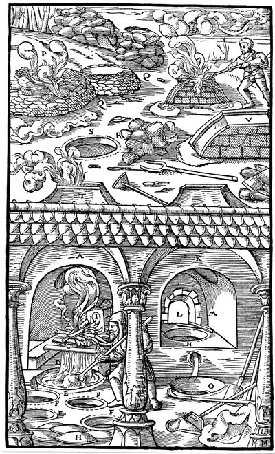 Loodsmelting, 1556 door Unbekannt