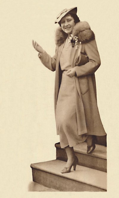 Vertrek van nr. 3 Belgrave Square voor de doop van Prinses Alexandra, 9 februari 1937 door Unbekannt