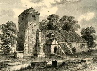 Lee Kerk in 1795, ca. 1878 door Unbekannt