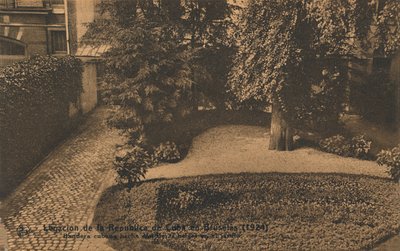 Legacion de la Republica de Cuba en Bruselas, Cubaanse ambassade in Brussel, c1924 door Unbekannt