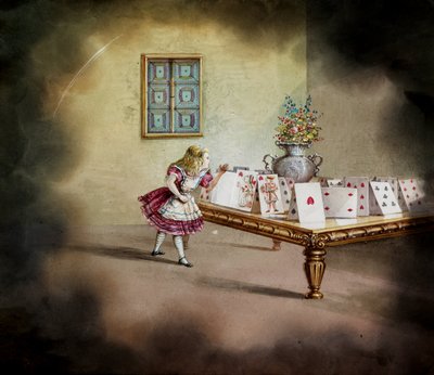 De avonturen van Alice in Wonderland, toverlantaarn door Unbekannt
