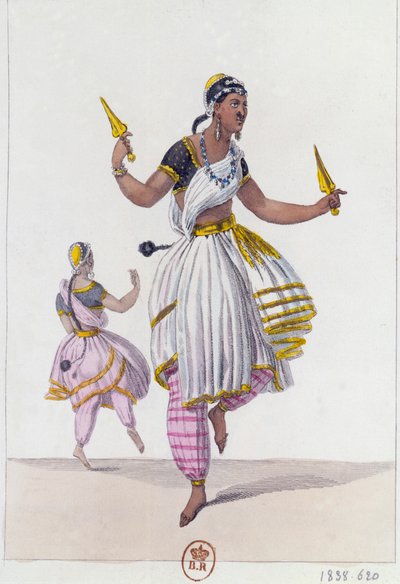 Les Bayaderes, 1838 door Unbekannt