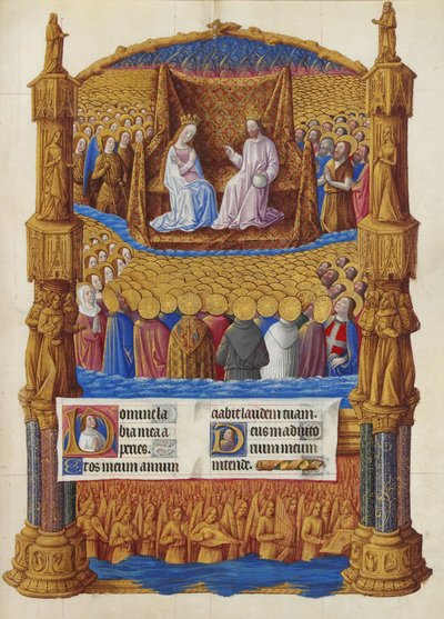 Les Très Riches Heures du duc de Berry, Folio 126r - Paradijs door Unbekannt