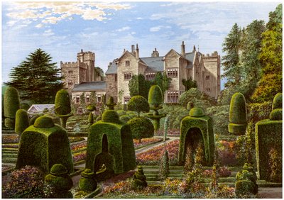 Levens Hall, Cumbria, ca. 1880 door Unbekannt