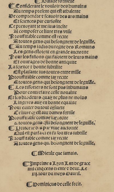 Libretto nieuw samengesteld door meester Domenico da Sera...werken van elke s..., 12 april 1532 door Unbekannt